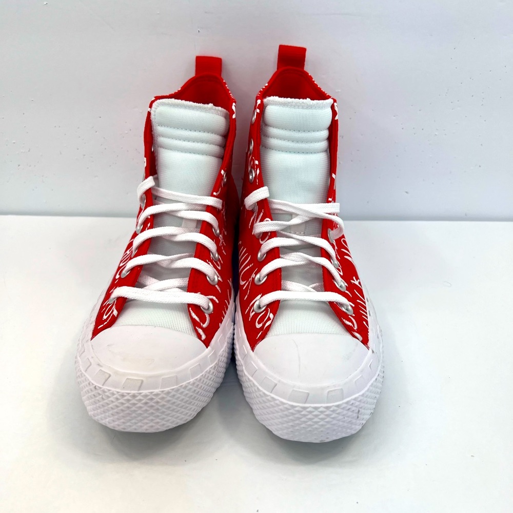 ⭐️CONVERSE 💯 “NOT A CHUCK”, RED, UNISEX MEN’S 9, WOMEN’S 11, HIGH TOP SNEAKERS - Picture 2 of 14
